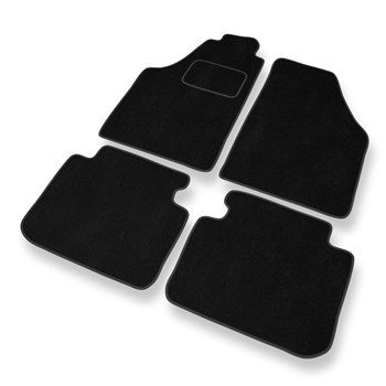 Alfombrillas de Velour adecuadas para Lancia Musa Monovolumen (2004-2011) - alfombras para coche - Premium color negro