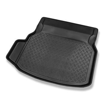 Alfombra para maletero adecuada para Mercedes-Benz Classe C W204 Berlina (04.2007-02.2014) - Protector maletero - Alfombrilla maletero antideslizante - asientos traseros reclinables; con compartimento izquierdo