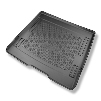 Alfombra para maletero adecuada para Volkswagen ID. Buzz Furgoneta (05.2022-....) - Protector maletero - Alfombrilla maletero antideslizante - 5 plazas; distancia entre ejes corta; también con panel Multi-flex