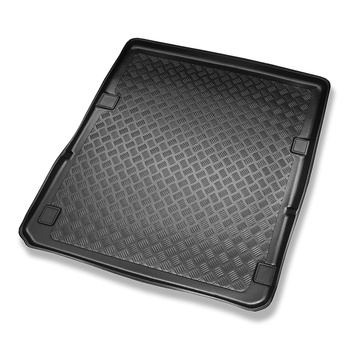 Alfombra para maletero adecuada para Mercedes-Benz Classe E W211 Familiar (2003-10.2009) - Protector maletero - Alfombrilla maletero antideslizante - con navegación y teléfono (sin compartimentos)