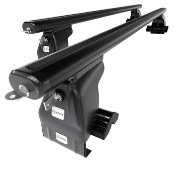 Portaequipajes de techo adecuadas para Ford Edge SUV (2007-2014) - baca negra para coche - barras para techo de coche - sin puntos de montaje - aluminio