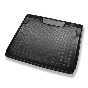 Alfombra para maletero adecuada para Renault Kangoo II Furgoneta (01.2008-04.2021) - Protector maletero - Alfombrilla maletero antideslizante - 5 plazas; distancia entre ejes de 2.697 mm