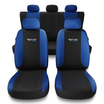 Fundas universales para asientos de coche para Mitsubishi L200 I, II, III, IV, V, VI (1993-....) - TG-BL