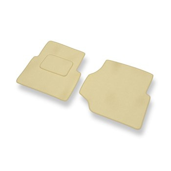 Alfombrillas de Velour adecuadas para Land Rover Defender II SUV (1990-2007) - alfombras para coche - Premium color beige