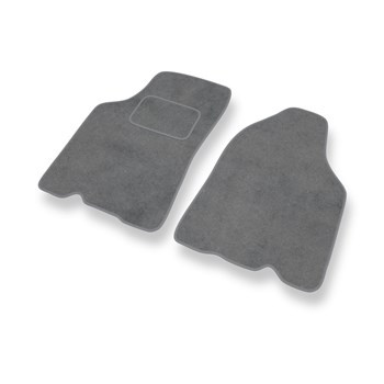 Alfombrillas de Velour adecuadas para Kia Shuma I Hatchback, Berlina (1997-2001) - alfombras para coche - Premium color gris
