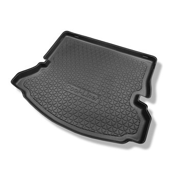 Alfombra para maletero adecuada para Renault Grand Scenic IV Monovolumen (12.2016-....) - Protector maletero - Alfombrilla maletero antideslizante - 7 plazas; 3a fila abatible