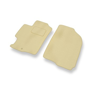 Alfombrillas de Velour adecuadas para Mazda 6 I Familiar, Liftback, Berlina (2002-2008) - alfombras para coche - Premium color beige
