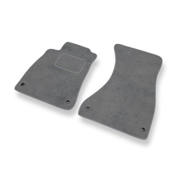 Alfombrillas de Velour adecuadas para Audi A5 II F5 Coupé, Cabrio (2016-2024) - alfombras para coche - Premium color gris
