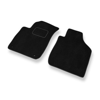 Alfombrillas de Velour adecuadas para Kia Rio I Familiar, Berlina (2000-2005) - alfombras para coche - Premium color negro