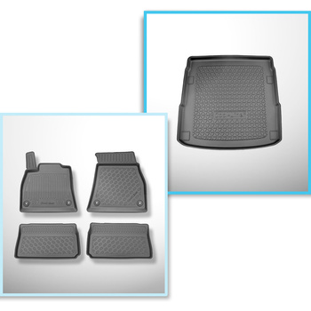 Conjunto de alfombrilla para maletero y alfombrillas para el interior del coche TPE para: Audi e-tron SUV, Sportback (05.2019-2022)