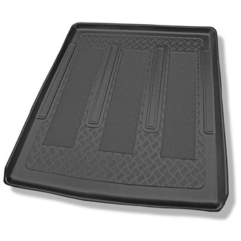 Alfombra para maletero adecuada para Renault Grand Espace IV Monovolumen (10.2002-12.2014) - Protector maletero - Alfombrilla maletero antideslizante - 5/7 plazas (posibilidad de hacer orificios para los asientos de la 3a fila)