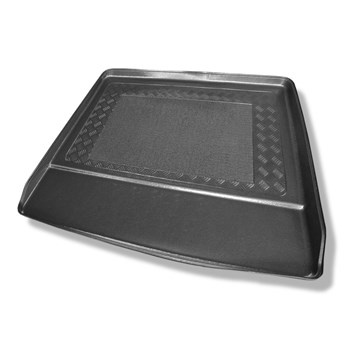 Alfombra para maletero adecuada para Jeep Commander XK SUV (2006-2010) - Protector maletero - Alfombrilla maletero antideslizante - 7 plazas; 3a fila abatible