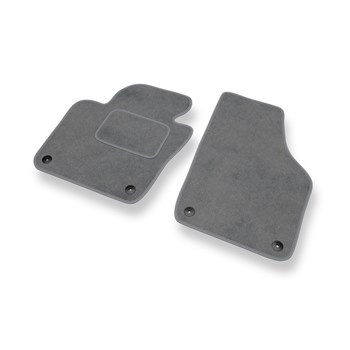 Alfombrillas de Velour adecuadas para SEAT Alhambra II Furgoneta (2010-2020) - alfombras para coche - Premium color gris