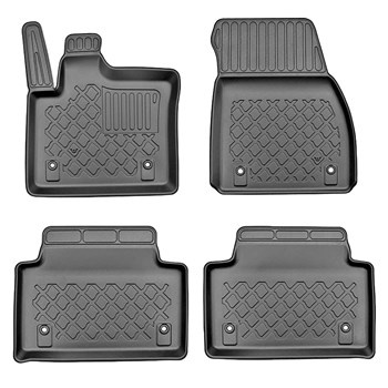 Alfombrillas de TPE adecuadas para Land Rover Range Rover Evoque L551 SUV (04.2019-....) - también híbridos Plug-in Hybrid - alfombras para coche
