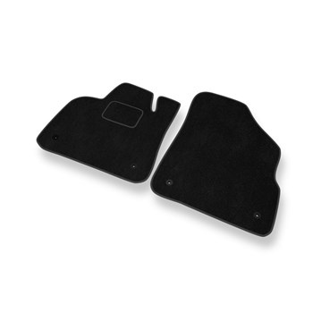 Alfombrillas de Velour adecuadas para Citroen DS5 Hatchback (2011-2015) - alfombras para coche - Premium color negro