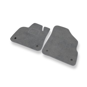 Alfombrillas de Velour adecuadas para Citroen DS5 Hatchback (2011-2015) - alfombras para coche - Premium color gris