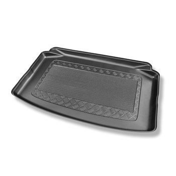 Alfombra para maletero adecuada para Volkswagen Polo VI 2G AW Hatchback (10.2017-....) - Protector maletero - Alfombrilla maletero antideslizante - parte inferior del maletero; modelos sin base móvil en el maletero