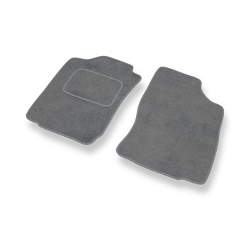 Alfombrillas de Velour adecuadas para Toyota Land Cruiser J90 SUV (1996-2003) 3 puertas - alfombras para coche - Premium color gris