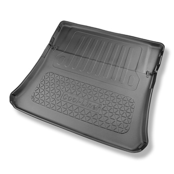 Alfombra para maletero adecuada para Mercedes-Benz EQS X296 SUV (12.2022-....) - Protector maletero - Alfombrilla maletero antideslizante - 7 plazas; 3a fila abatible