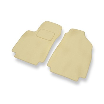 Alfombrillas de Velour adecuadas para Hyundai Matrix Monovolumen (2001-2010) - alfombras para coche - Premium color beige
