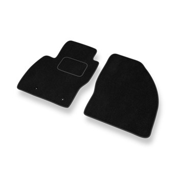 Alfombrillas de Velour adecuadas para Ford Focus II Hatchback, Familiar, Berlina (2005-2010) - alfombras para coche - Premium color negro