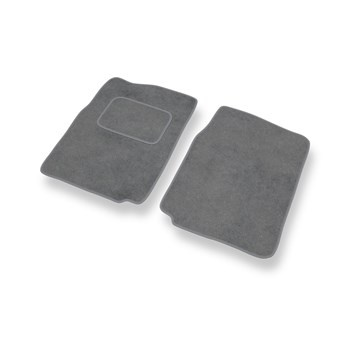 Alfombrillas de Velour adecuadas para Suzuki Vitara I Cabrio, SUV (1988-1997) - alfombras para coche - Premium color gris
