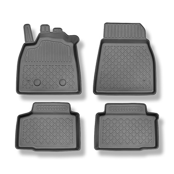 Alfombrillas de TPE adecuadas para Dacia Duster III SUV (06.2024-....) - no adecuado para versión Mild Hybrid - alfombras para coche