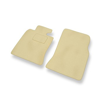 Alfombrillas de Velour adecuadas para Mini Cabrio II Cabrio (2009-2015) - alfombras para coche - Premium color beige