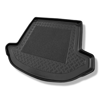 Alfombra para maletero adecuada para Kia Carens III Monovolumen (11.2006-12.2012) - Protector maletero - Alfombrilla maletero antideslizante - 5/7 plazas; 3a fila de asientos abatible
