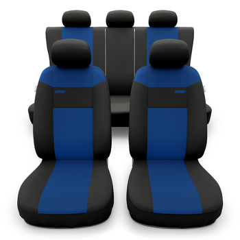 Fundas universales para asientos de coche para Alfa Romeo Giulia (2015-....) - RSL-BL