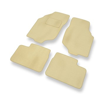 Alfombrillas de Velour adecuadas para Rover 25 Hatchback (2000-2005) - alfombras para coche - Premium color beige