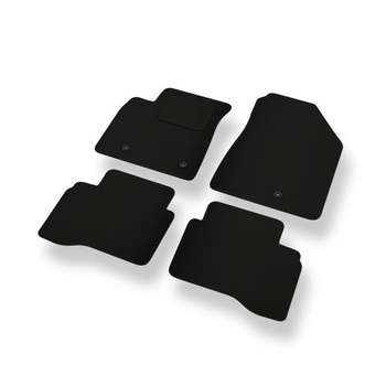 Alfombrillas de fieltro adecuadas para Kia Niro I Crossover (2016-2022) - alfombras para coche - color negro