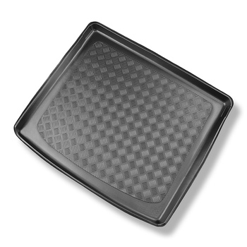 Alfombra para maletero adecuada para Audi Q3 F3 SUV (08.2018-....) - Protector maletero - Alfombrilla maletero antideslizante - parte superior del maletero (entrada de carga plana); base móvil en la posición más alta; también versión Quattro