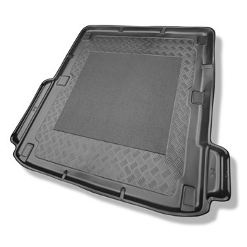 Alfombra para maletero adecuada para Mercedes-Benz Classe E W212 Familiar (2009-10.2016) - Protector maletero - Alfombrilla maletero antideslizante - para todos los modelos (compartimentos desmontables)