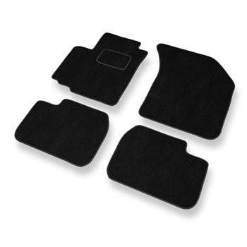 Alfombrillas de Velour adecuadas para Fiat Sedici Crossover (2005-2014) - alfombras para coche - Premium color negro