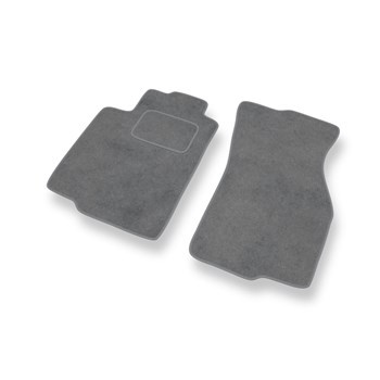 Alfombrillas de Velour adecuadas para Mitsubishi Lancer VI Coupé, Berlina (1995-2000) - alfombras para coche - Premium color gris