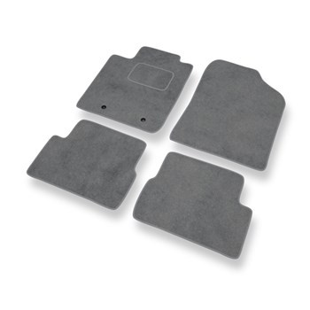 Alfombrillas de Velour adecuadas para Toyota Celica VII Liftback (1999-2006) - alfombras para coche - Premium color gris