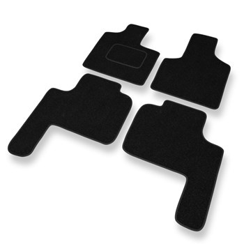Alfombrillas de fieltro adecuadas para Chrysler Grand Voyager III Monovolumen (1996-2000) - alfombras para coche - color negro