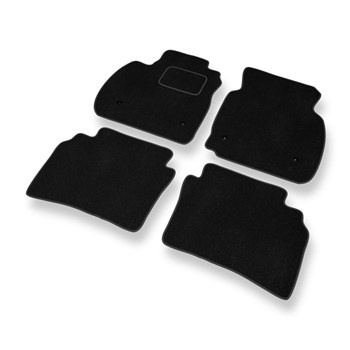 Alfombrillas de Velour adecuadas para Opel Insignia II Grand Sport, Sports Tourer (2017-2023) - alfombras para coche - Premium color negro