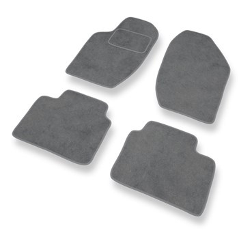 Alfombrillas de Velour adecuadas para Alfa Romeo 164 I (1987-1997) - alfombras para coche - Premium color gris