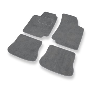 Alfombrillas de Velour adecuadas para Volkswagen Golf III Hatchback, Cabrio, Variant (1991-1999) - alfombras para coche - Premium color gris