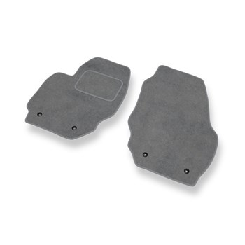 Alfombrillas de Velour adecuadas para Volvo XC60 I SUV (2008-2017) - alfombras para coche - Premium color gris