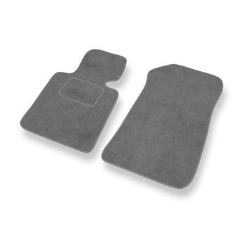 Alfombrillas de Velour adecuadas para BMW X1 I E84 SAV (2009-2015) - alfombras para coche - Premium color gris