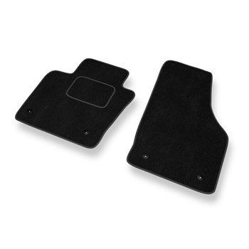 Alfombrillas de Velour adecuadas para Audi Q3 I 8U SUV (2011-2018) - alfombras para coche - Premium color negro