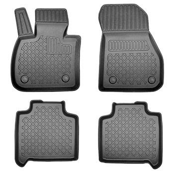 Alfombrillas de TPE adecuadas para BMW 2 F46 Gran Tourer (03.2015-2021) - 5 o 7 plazas; sin la tercera fila - alfombras para coche