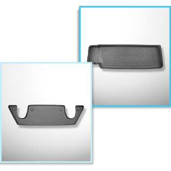 Conjunto de alfombrilla para maletero y alfombrillas para el interior del coche TPE para: Tesla Model X SUV (01.2021-....) - 6 posti; III fila; tras la tercera fila de asientos