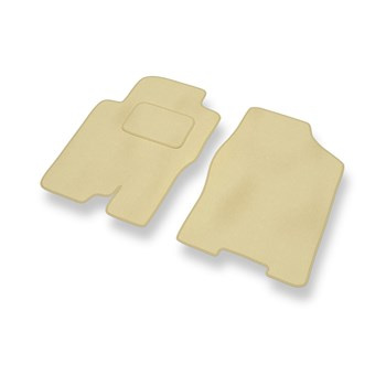Alfombrillas de Velour adecuadas para Nissan Pathfinder R51 SUV (2005-2014) - alfombras para coche - Premium color beige