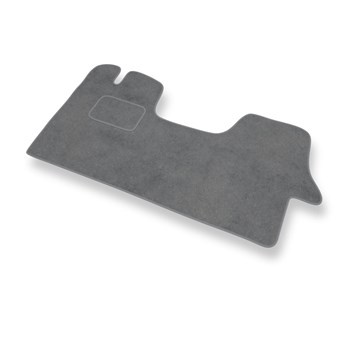 Alfombrillas de Velour adecuadas para Fiat Ducato III, IV Furgoneta (2006-....) - alfombras para coche - Premium color gris