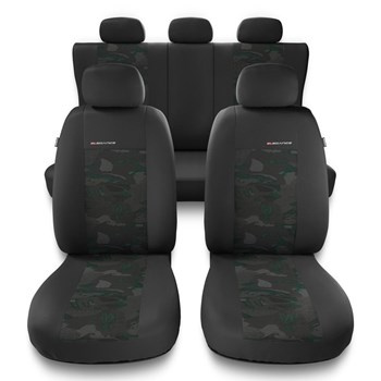 Fundas universales para asientos de coche para Renault Captur (2013-2019) - UNE-GR