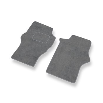 Alfombrillas de Velour adecuadas para Mitsubishi L400 Furgoneta (1994-2007) - alfombras para coche - Premium color gris